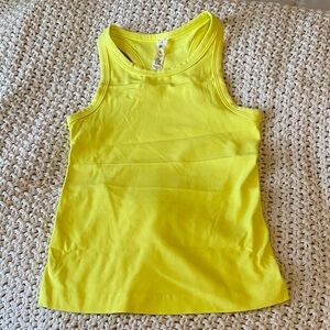 Lululemon Athletica Neon Yellow Tank